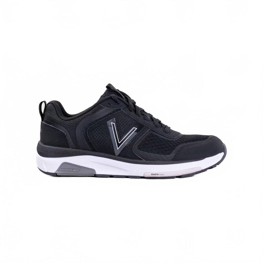 NEW VIONIC women's walk strider sneaker in black/charcoal